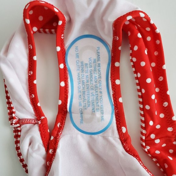 Asos Red and White Polka-dot Bikini Set - Picture 5 of 11